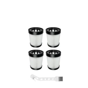 AgaShi 4pcs Washable & Reusable HEPA Filter for Fabuletta FSV001/FSV101 Vacuums - Ideal for Families with Allergies in