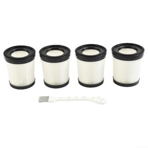 Girnoor G160 G165 Afoddon A300 Fabuletta FSV101 FSV001 Vacuum Filters HEPA Replacement Parts with Cleaning Brush (4PCS)
