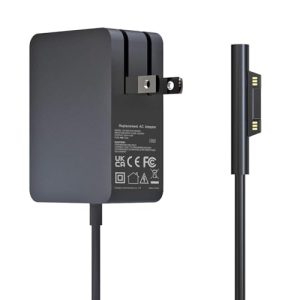 Microsoft Surface 24W Power Supply Adapter, Compatible with Go/Go 2/Go 3/Pro 4/Pro 3 AC Charger