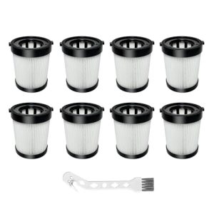 Fabuletta FSV001 Girnoor G160 G165 Afoddon A300 Lubluelu 202 Cordless Stick Vacuum 8 Pack HEPA Filter Best Seller for Du