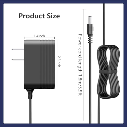 2|2V Battery Charger for VersLife S7 Plus Vacuums Aapter Power Cord Compatible with YONNDER E1, FABULETTA FSV005