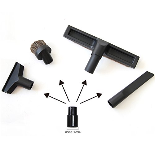 EZ SPARES 5PCS Universal Replacement 32mm Vacuum Cleaner Accessories Horsehair Brush Kit For Most Brands - Horsehair Bru