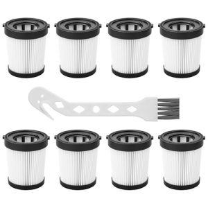 Fabuletta FSV101 & FSV001 8PCs HEPA Vacuum Filter Replacement, Cleaning Brush Included | Girnoor G165, G160, Afoddon A3