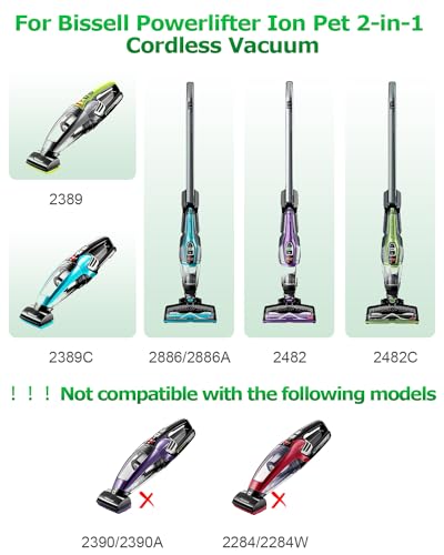 Bissell 2482 2286 2286A 22862 Adapt ion Pet Vacuum Power Cord Charger 10.8V Lithium Ion 2389 2389C Cordless Hand Vacuum