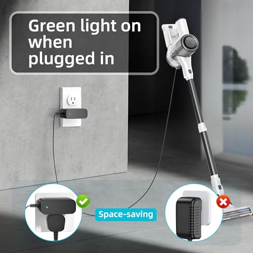 Homeika Cordless Vacuum Cleaner H320 Power Cord Replacement Adapter 26.5V for H320 Vacuum Powerful Suction Clean Power S