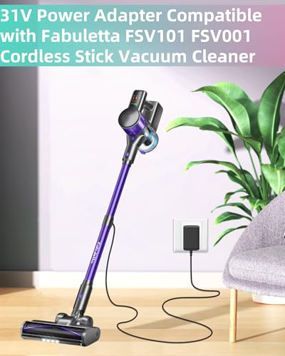 Fabuletta FSV101 FSV001 RK-3100500 31V Charger for Cordless Stick Vacuum Cleaner | Fabuletta Cordless Vacuum FSV101 FSV