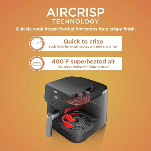Ninja AF140 Air Fryer Pro 3-in-1 with Air Crisp Technology for Hot Cooking