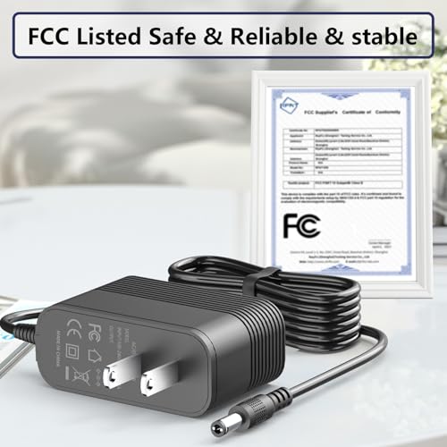 2|2V Battery Charger for VersLife S7 Plus Vacuums Aapter Power Cord Compatible with YONNDER E1, FABULETTA FSV005