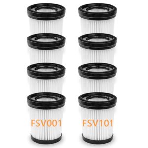 BMT BAMBOOST Filter Replacement Parts for 206 Stick Vacuums (FSV001/FSV101, Girnoor G160/G165, Afoddon A300, Lubluelu 2
