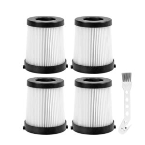 Fabuletta FSV001 Replacement Filter for Cordless Stick Vacuum Cleaners 4 Pack Afoddon A300 Series