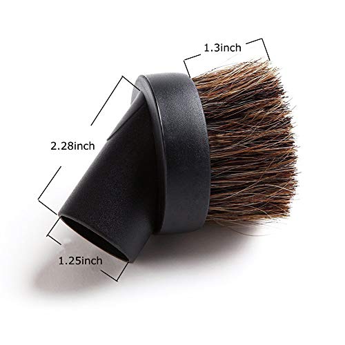 EZ SPARES 5PCS Universal Replacement 32mm Vacuum Cleaner Accessories Horsehair Brush Kit For Most Brands - Horsehair Bru