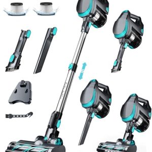 FABULETTA Cordless Vacuum Cleaner for Home Cleaning, Long Battery Life (55 mins), 3 Suction Modes | FABULETTA Cordless