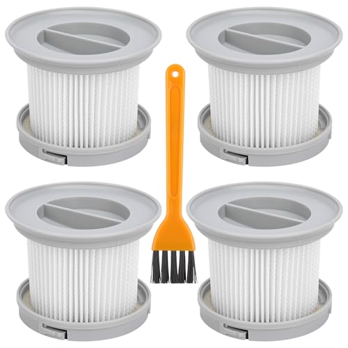 Fabulettas 23Ft Corded Stick Vacuum Cleaner Replacement Filters - 4Pack for FSV011 - Premium Cleaning Efficiency, Easy R