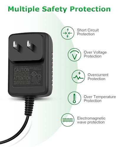 Bissell 2482 2286 2286A 22862 Adapt ion Pet Vacuum Power Cord Charger 10.8V Lithium Ion 2389 2389C Cordless Hand Vacuum