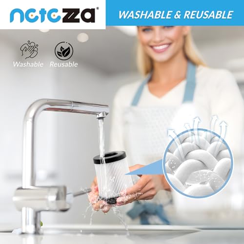 Fabuletta FSV001 Replacement Filter for Cordless Stick Vacuum Cleaners 4 Pack Afoddon A300 Series