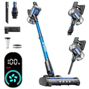 8-in-1 Cordless Stick Vacuum Cleaner for Home Pet Hair Cleaning | Rechargeable Cordless Vacuum Cleaner with 3 Suction M