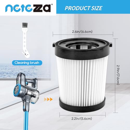 Fabuletta FSV001 Replacement Filter Compatiable with Fabuletta FSV001, FSV101, Girnoor G160 and G165 Afoddon A38 Cordles