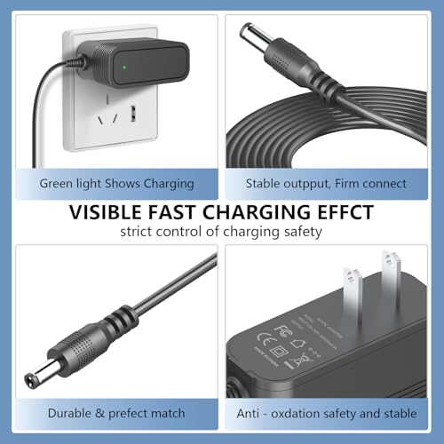 FABULETTA FSV006 Pro 29.6V 0.5A charger compatible for vacuum cleaner VENHIDELY HC01 29.6V 0.5A charger compatible for v