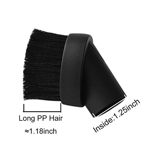 EZ SPARES 4PCS Universal Replacement Brush Accessories for 32mm 1 1/4 inch Vacuum Cleaner Hair Brush Kit For 1 1/4 inch