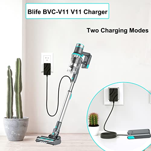 MOOSOO K23 Pro K20, Blife BVC-V11 V11, Fabuletta FSV101 FSV001, ORFELD B08 C10A Cordless Vacuum Charger 31V Power Cord