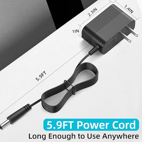 Homeika Cordless Vacuum Cleaner H320 Power Cord Replacement Adapter 26.5V for H320 Vacuum Powerful Suction Clean Power S