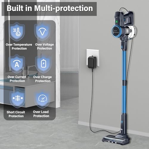 Fabuletta FSV101 FSV001 25.9V 2200mAh 250W Lithium Ion Battery Charger Cord for 30V 24Kpa Suction Cleaner UL Certified