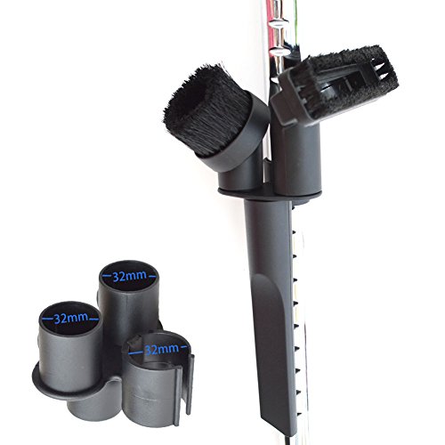 EZ SPARES 4PCS Universal Replacement Brush Accessories for 32mm 1 1/4 inch Vacuum Cleaner Hair Brush Kit For 1 1/4 inch