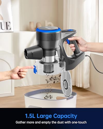 FABULETTA 650W Upgraded Corded Stick Vacuum Suit for Hard Floor & Pet Hair