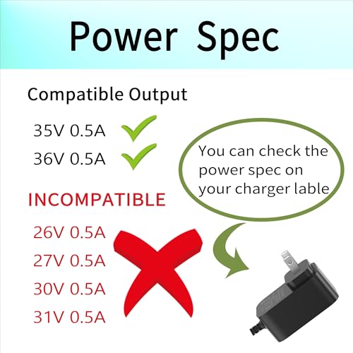 Fabuletta FSV003 FSV006 Pro Cordless Vacuum Cleaner 36V Charger Power Adapter Cord | Fabuletta FSV003 FSV006 Pro Cordle