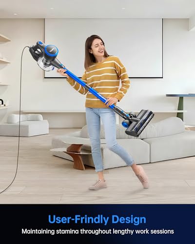 FABULETTA 650W Upgraded Corded Stick Vacuum Suit for Hard Floor & Pet Hair