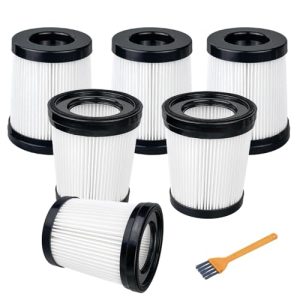 Fabuletta FSV101 FSV001 6 Pack HEPA Filter for Cordless Stick Vacuum Cleaners | Girnoor G160 G165 Afoddon A300 Compatib