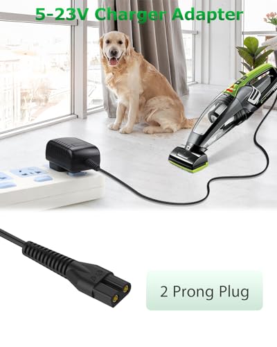 Bissell 2482 2286 2286A 22862 Adapt ion Pet Vacuum Power Cord Charger 10.8V Lithium Ion 2389 2389C Cordless Hand Vacuum