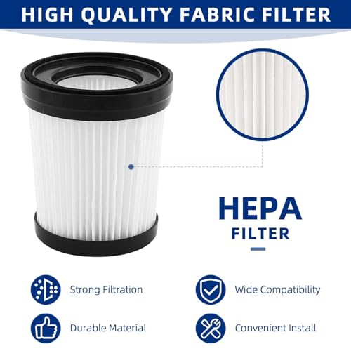 Fabuletta FSV001/FSV101/Girnoor G160/G165/Lubluelu 202/Oraimo OSV-102/VacLife VL732 Stick Vacuum Filter Replacement - 4