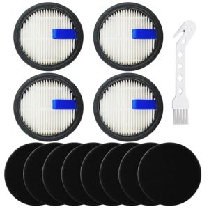 4 Pack HEPA Filters and 8 Pack Sponge Filters for Afoddon A200Pro/A200 and ORFELD B08/C10A/C10G Cordless Vacuum Cleaner