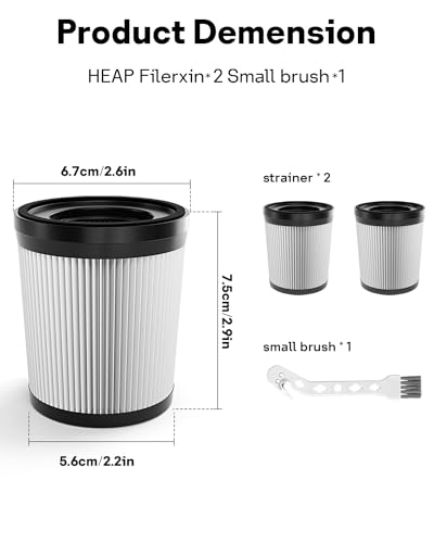 Leemone HEPA Filter Compatiable with Fabuletta FSV101 & FSV001 for Efficient Allergen Removal, Ideal for Indoor Use | L