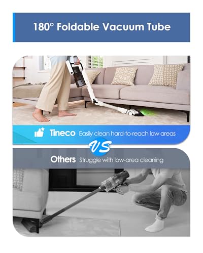 Tineco Pure ONE A50S Cordless Stick Vacuum Cleaner for Allergy Sufferers in Large Homes