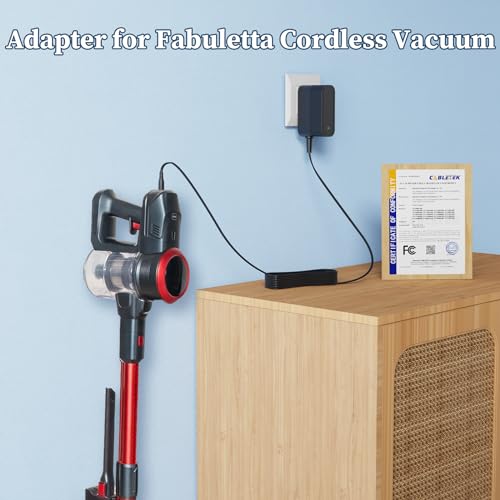 Fabuletta FSV101 FSV001 Cordless Stick Vacuum Charger Replacement 31V Power Cord 31VDC 500mA | Fabuletta RK-3100500 Cha