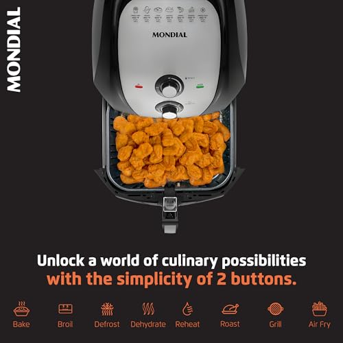 Extra-Large 8.6 Quart Air Fryer for Quick and Healthy Cooking | Low Fat Air Fryer with 1800 Watts for Healthy Meals | L