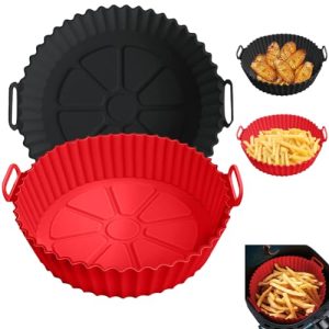 Ninja AF101 AF161 AF150 Air Fryer Silicone Liners for COSORI/Gourmia 4QT, Best Selling Silicone Liners for Most 3 to 5 Q