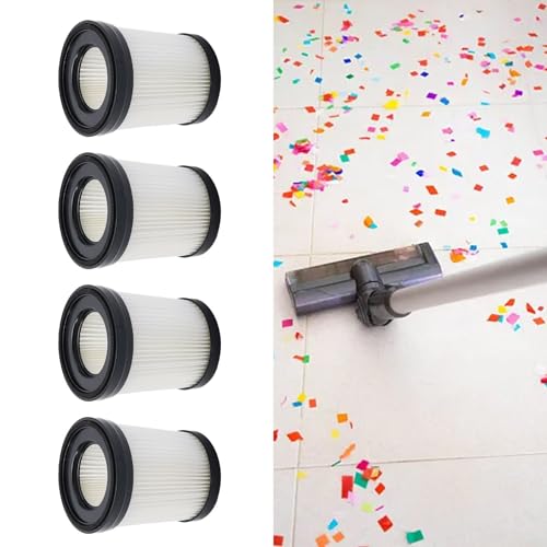 Fabuletta FSV001 Filter Replacement for Cordless Vacuum Cleaners (4 PACK)
