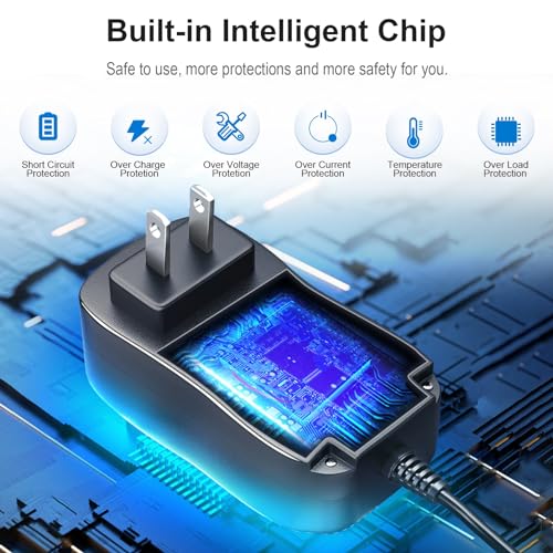 SoulBay 48W Universal AC Adapter for Household Electronics with 11 Tips USB-C & 5.5 * |1mm Plug-in Transformer USA Plug-