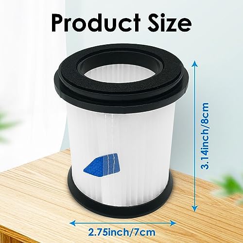 HEPA Filter Compatible with INSE S6T/S6P Pro/N5S For TMA Vacuums (2 Pack) - Top Selling Replacement Filter for T120, T12