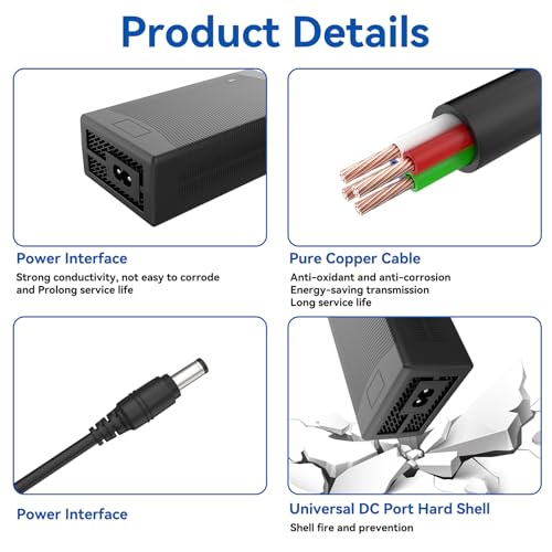Fabuletta FSV005 250W AC Adapter Charger for Cordless Stick Vacuum Cleaner | 24KPa Cordless Stick Vacuum Cleaner Fabule
