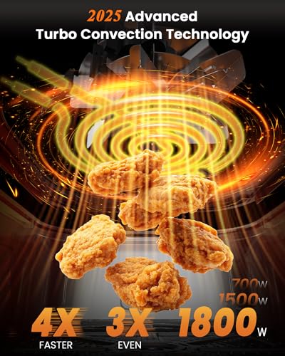 Nuwave Brio Plus Air Fryer 8 Qt - New & Improved, PFAS-Free, Multi-Purpose Cooker for Health-Conscious Families | Nuwav