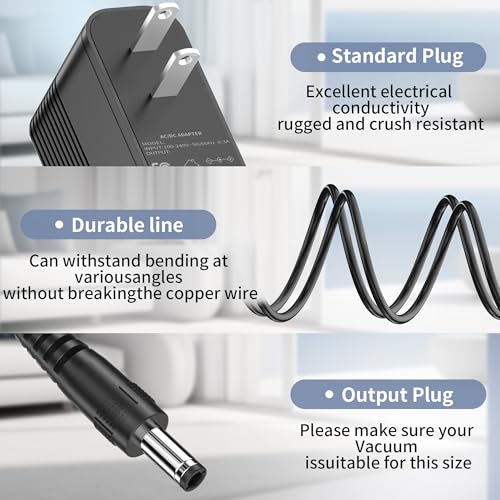 NEQAURE S25 S25 Pro S26 Cordless Vacuum 31V Power Cord Charger AC DC AdapterReplacement Parts Handheld Cleaner Supply