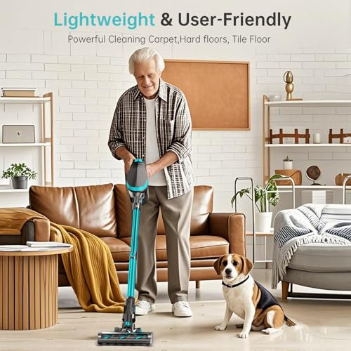 FABULETTA Cordless Vacuum Cleaner for Home Cleaning, Long Battery Life (55 mins), 3 Suction Modes | FABULETTA Cordless