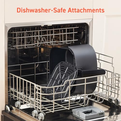 COSORI Air Fryer Pro 9-in-1 Half Time & Chef-Grade Cook Gray COSORI Air Fryer Pro 9-in-1 One-Wipe Clean Glass Panel Gr