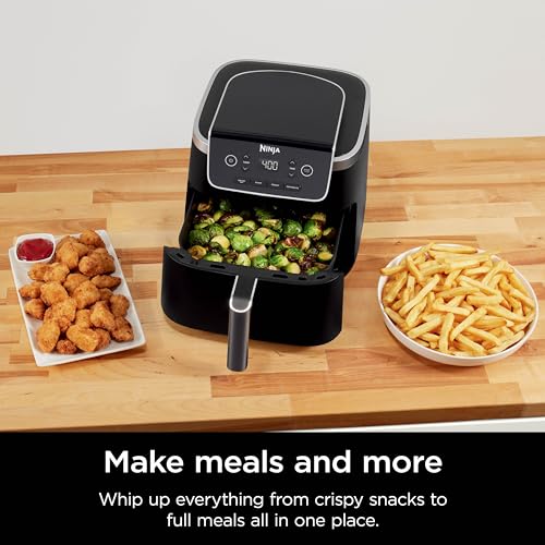 Ninja Air Fryer Pro 4-in-1 Grey for Hot Air Crisp Technology and Versatile Cooking
