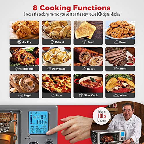 Emeril Lagasse 360° Air Fryer XL 9-in-1 Quick Cook Technology
